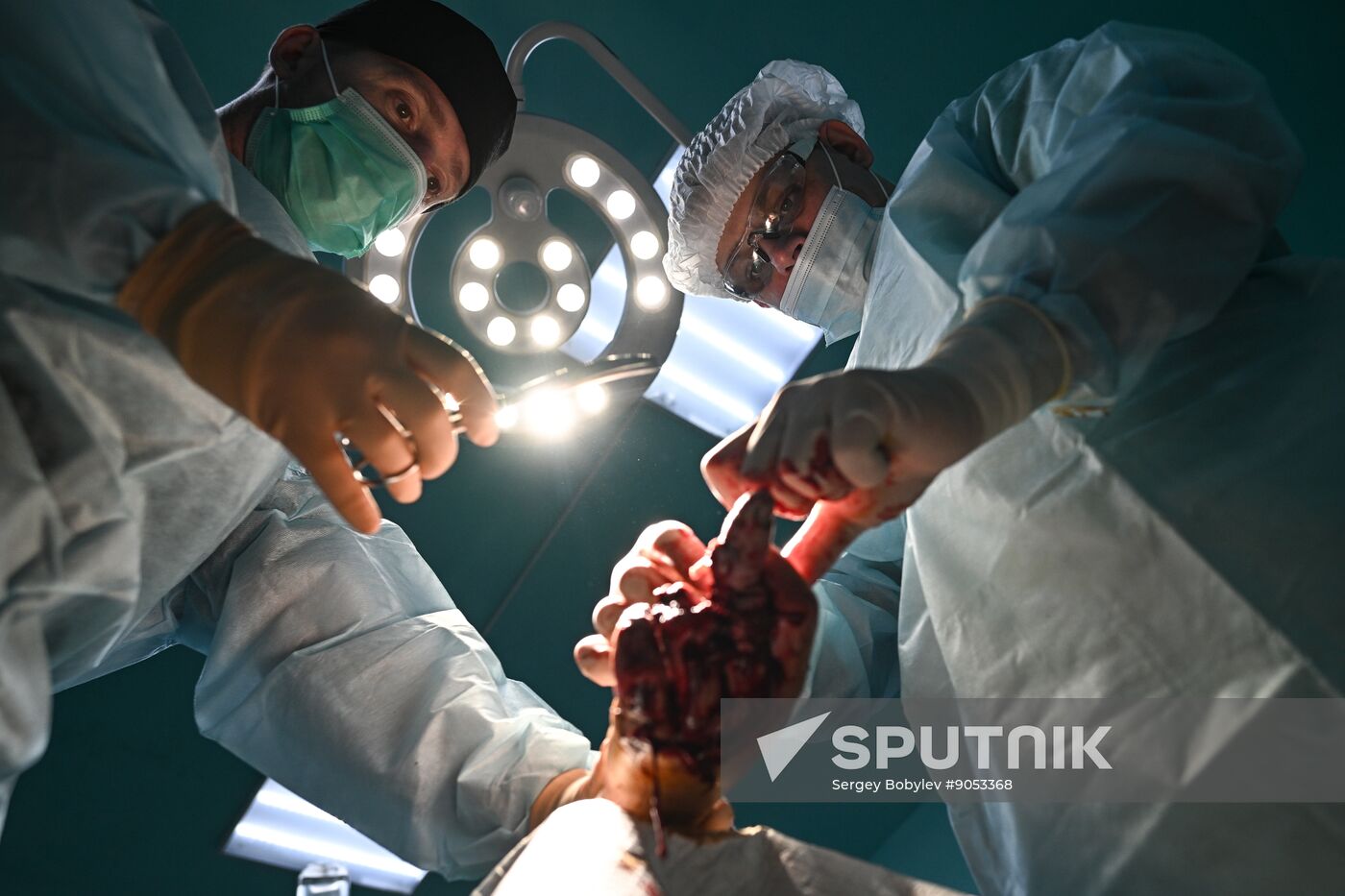 Russia Ukraine Military Operation Akhmat Frontline Hospital