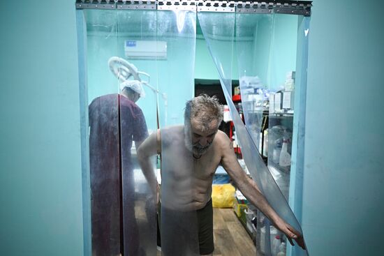 Russia Ukraine Military Operation Akhmat Frontline Hospital