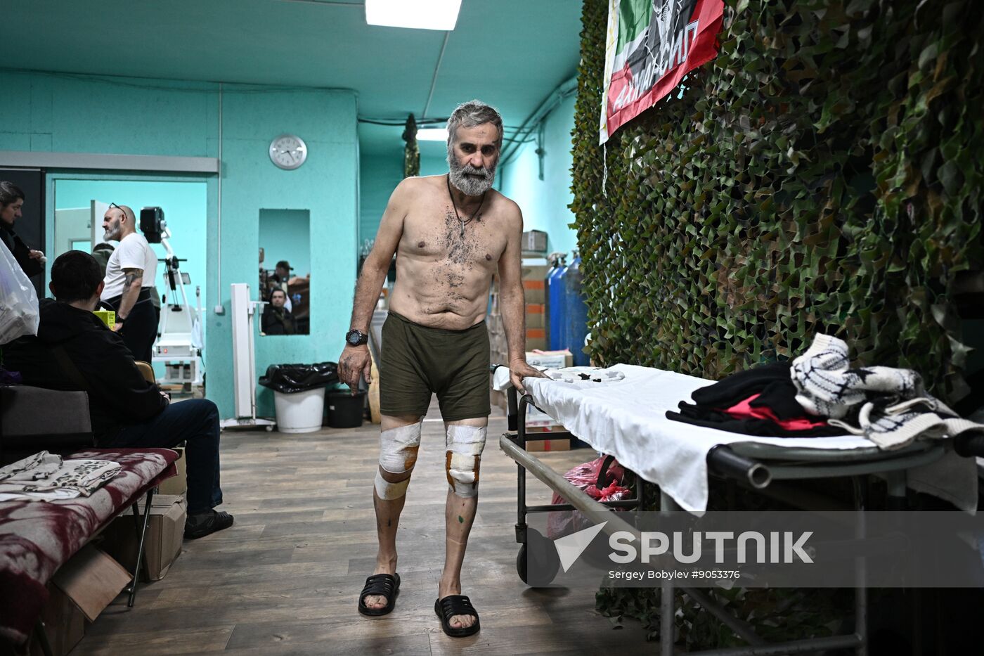 Russia Ukraine Military Operation Akhmat Frontline Hospital