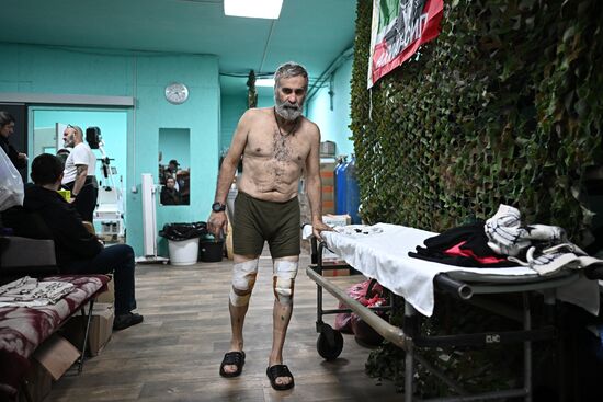 Russia Ukraine Military Operation Akhmat Frontline Hospital