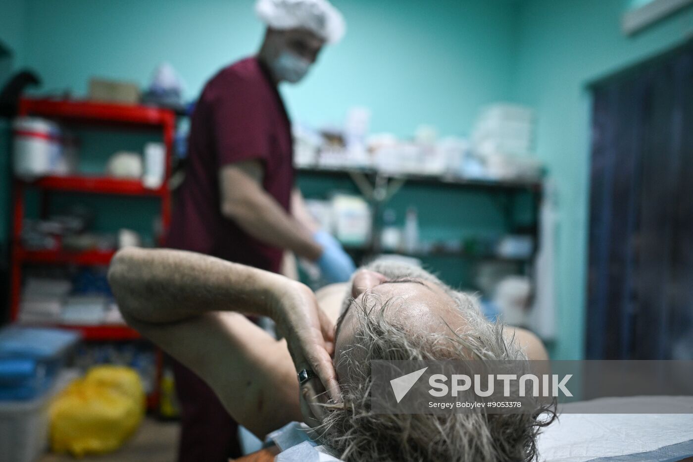 Russia Ukraine Military Operation Akhmat Frontline Hospital