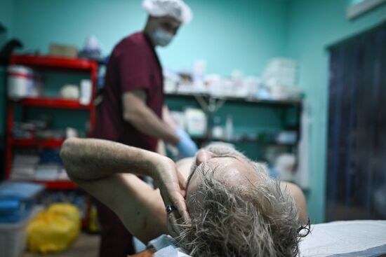 Russia Ukraine Military Operation Akhmat Frontline Hospital