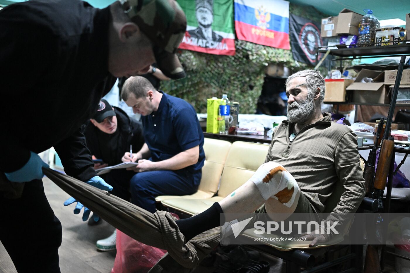 Russia Ukraine Military Operation Akhmat Frontline Hospital