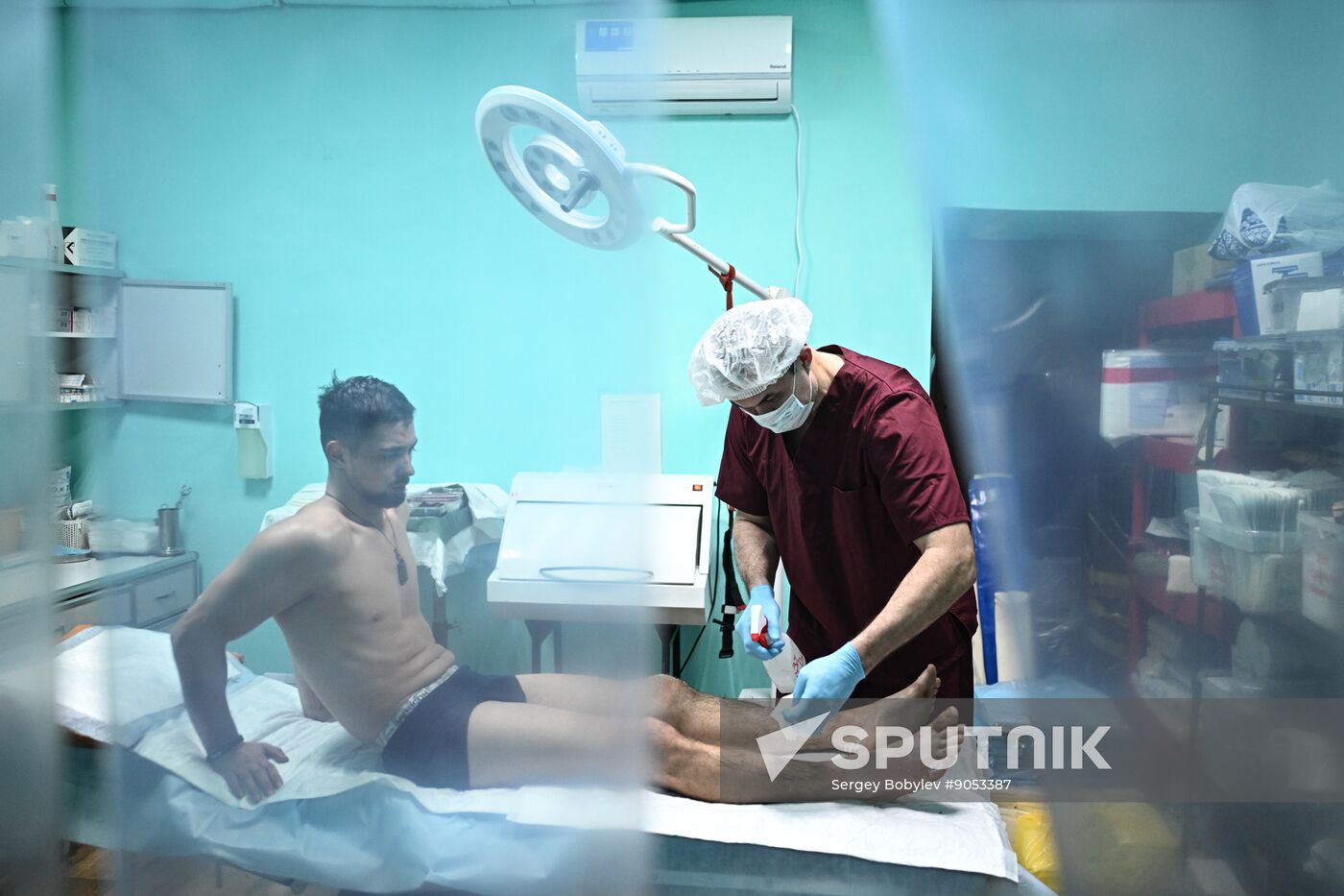 Russia Ukraine Military Operation Akhmat Frontline Hospital