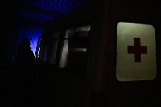 Russia Ukraine Military Operation Akhmat Frontline Hospital