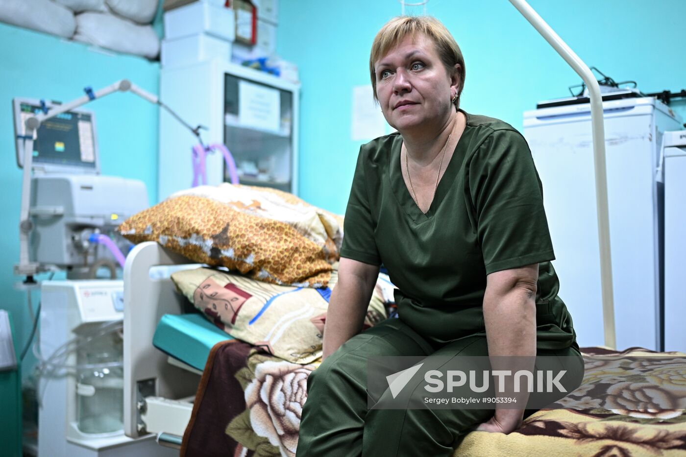 Russia Ukraine Military Operation Akhmat Frontline Hospital