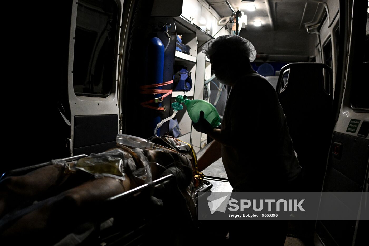 Russia Ukraine Military Operation Akhmat Frontline Hospital
