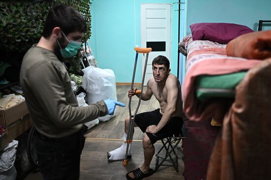 Russia Ukraine Military Operation Akhmat Frontline Hospital