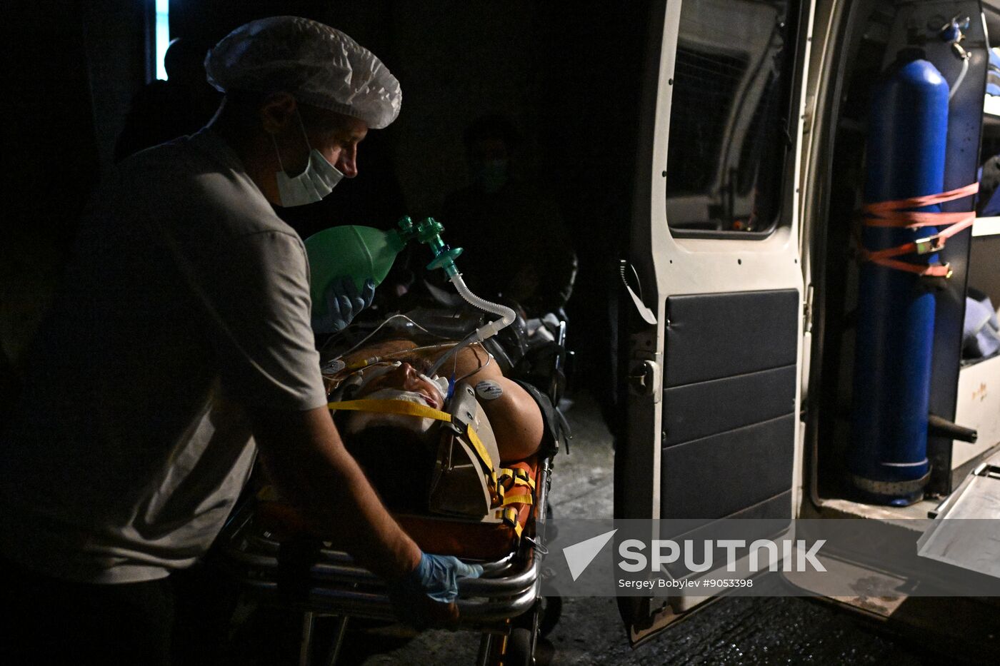 Russia Ukraine Military Operation Akhmat Frontline Hospital