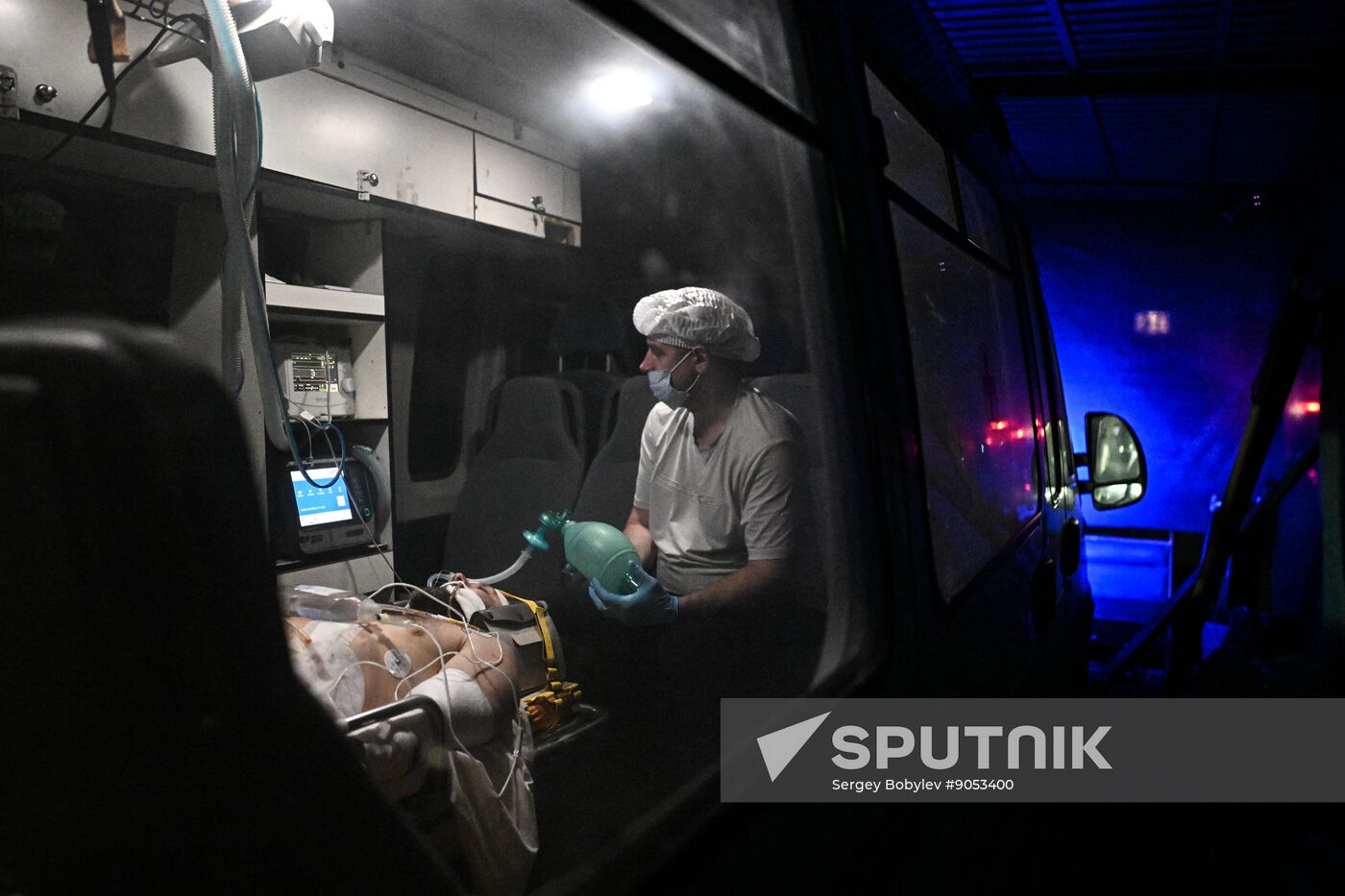 Russia Ukraine Military Operation Akhmat Frontline Hospital