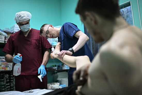 Russia Ukraine Military Operation Akhmat Frontline Hospital