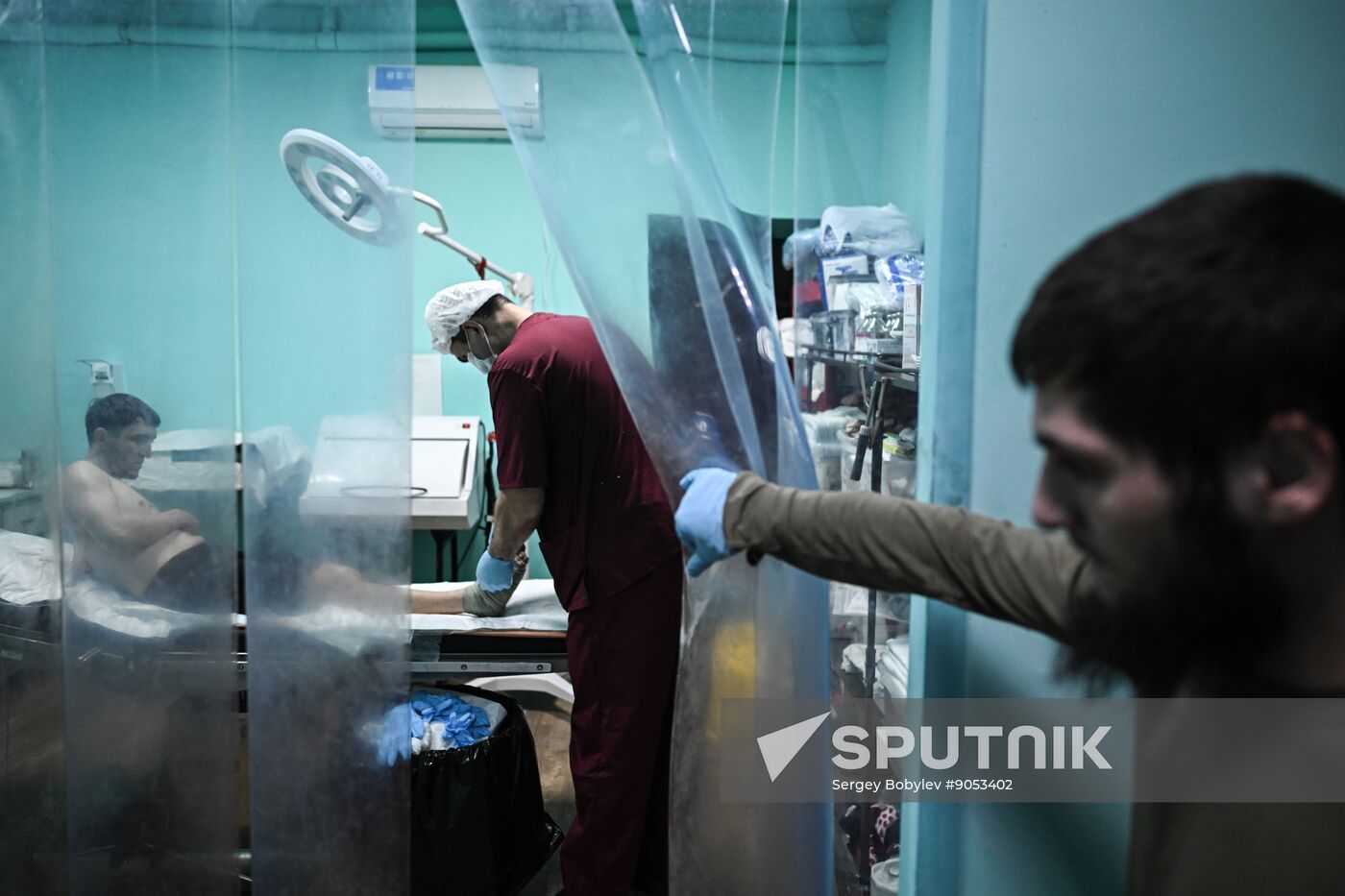 Russia Ukraine Military Operation Akhmat Frontline Hospital