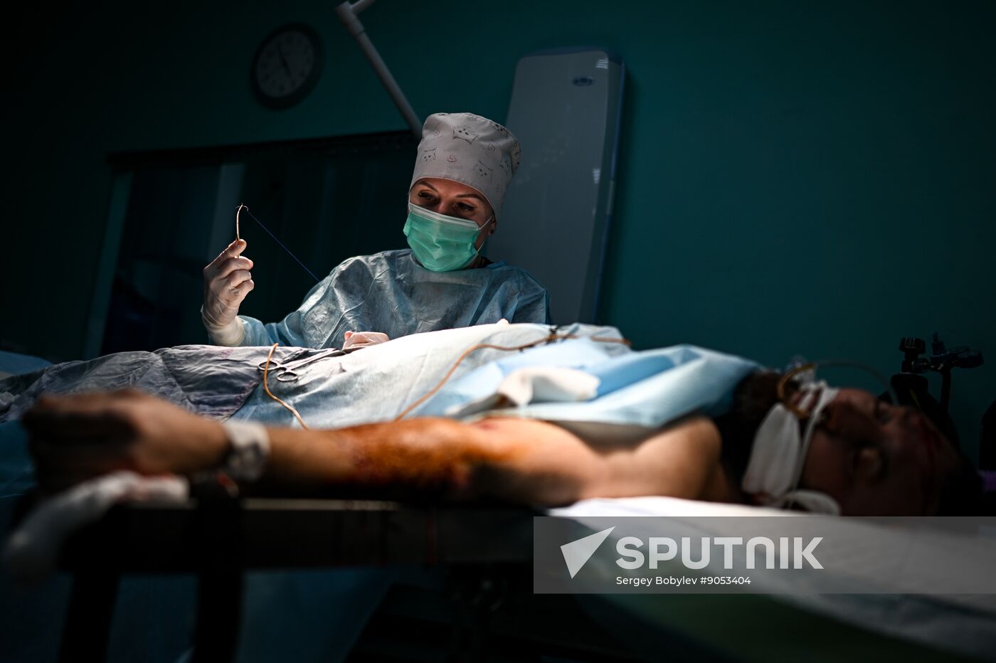 Russia Ukraine Military Operation Akhmat Frontline Hospital