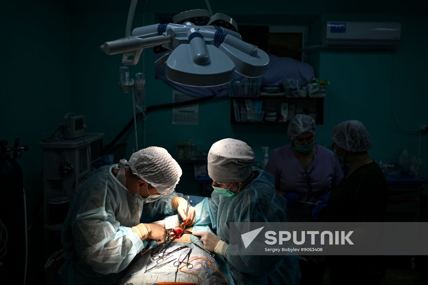 Russia Ukraine Military Operation Akhmat Frontline Hospital