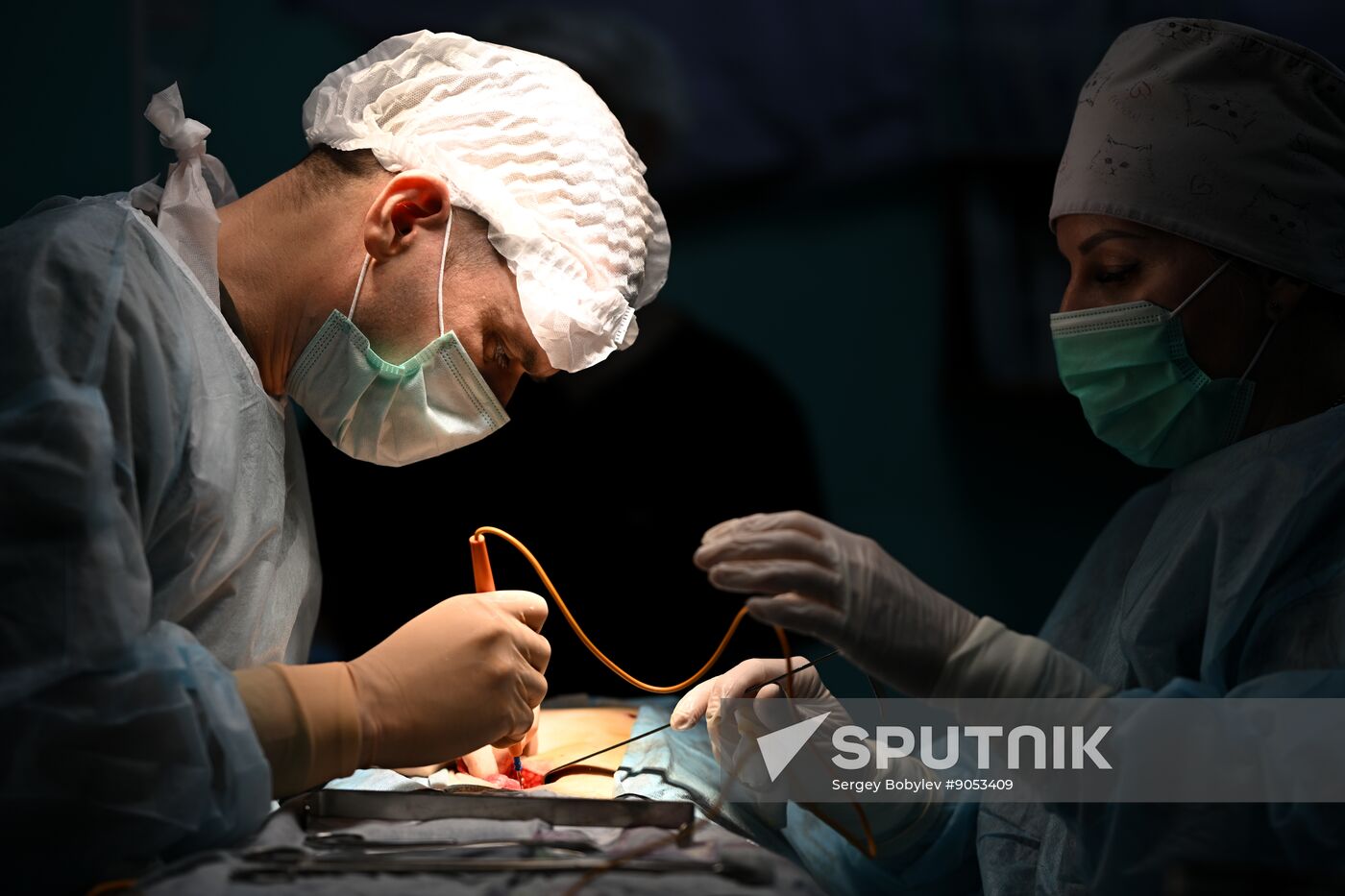 Russia Ukraine Military Operation Akhmat Frontline Hospital