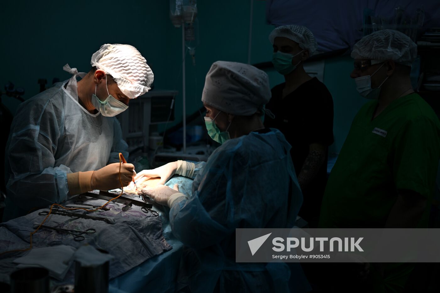 Russia Ukraine Military Operation Akhmat Frontline Hospital