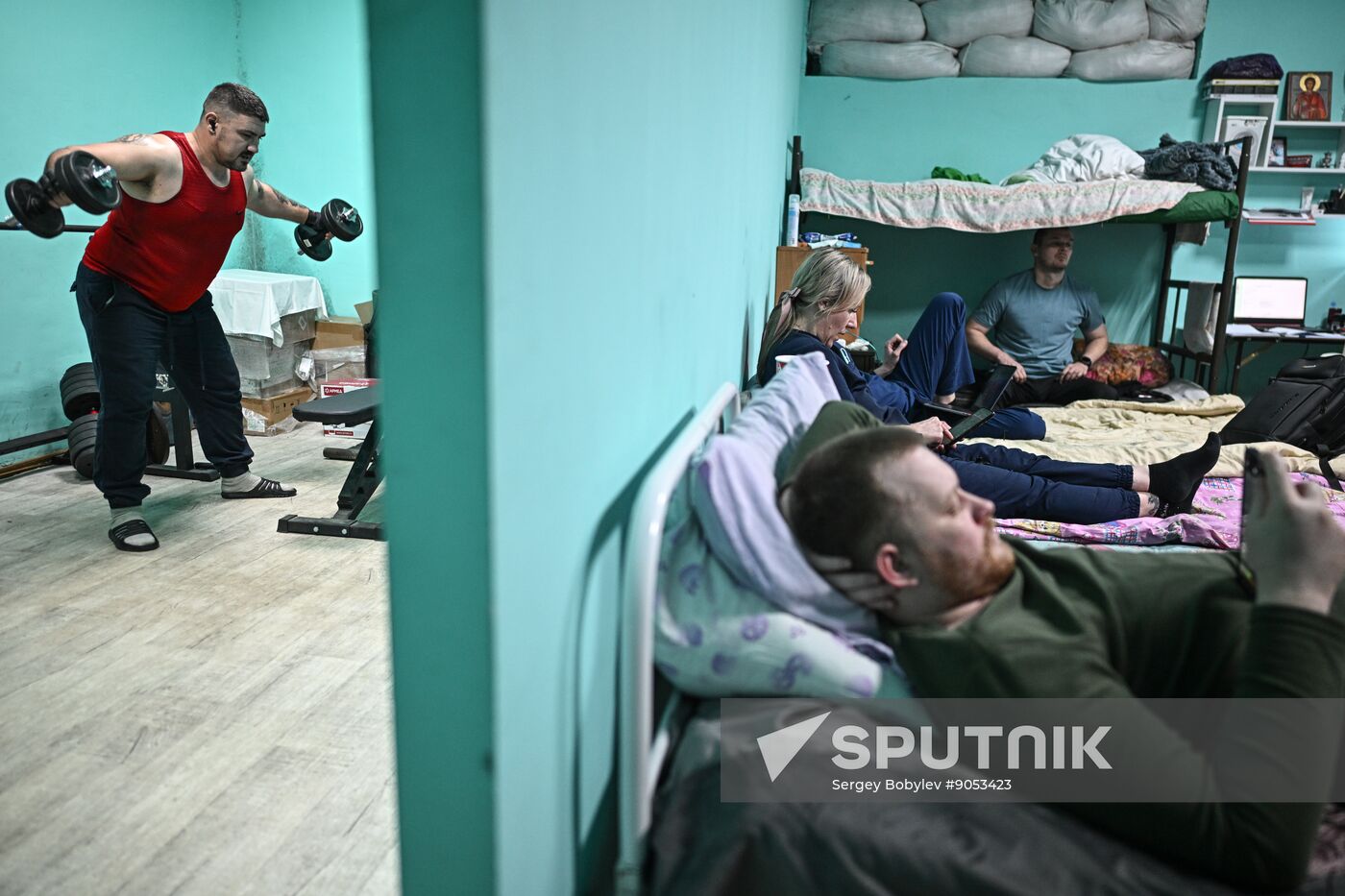 Russia Ukraine Military Operation Akhmat Frontline Hospital