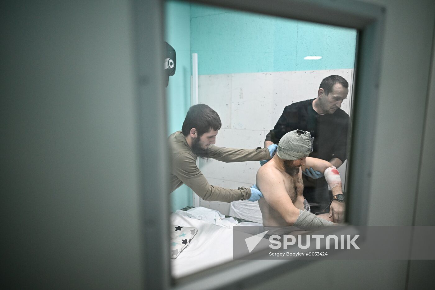 Russia Ukraine Military Operation Akhmat Frontline Hospital