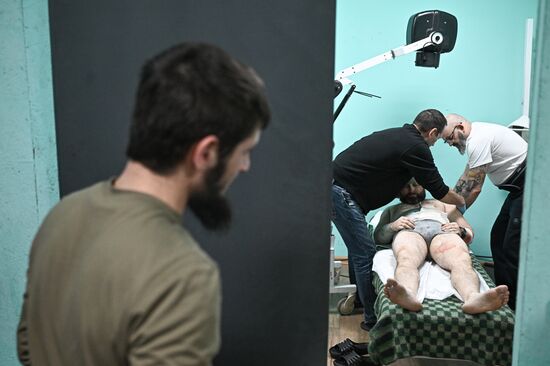 Russia Ukraine Military Operation Akhmat Frontline Hospital