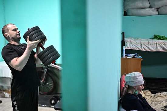 Russia Ukraine Military Operation Akhmat Frontline Hospital