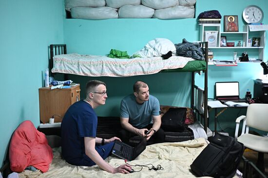 Russia Ukraine Military Operation Akhmat Frontline Hospital