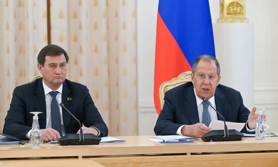 Russia Belarus Foreign Ministries Collegiums