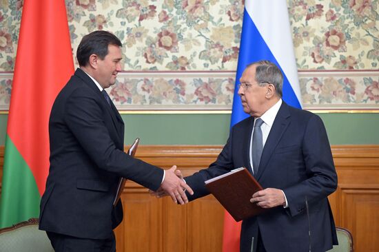 Russia Belarus Foreign Ministries Collegiums