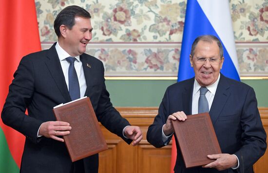 Russia Belarus Foreign Ministries Collegiums