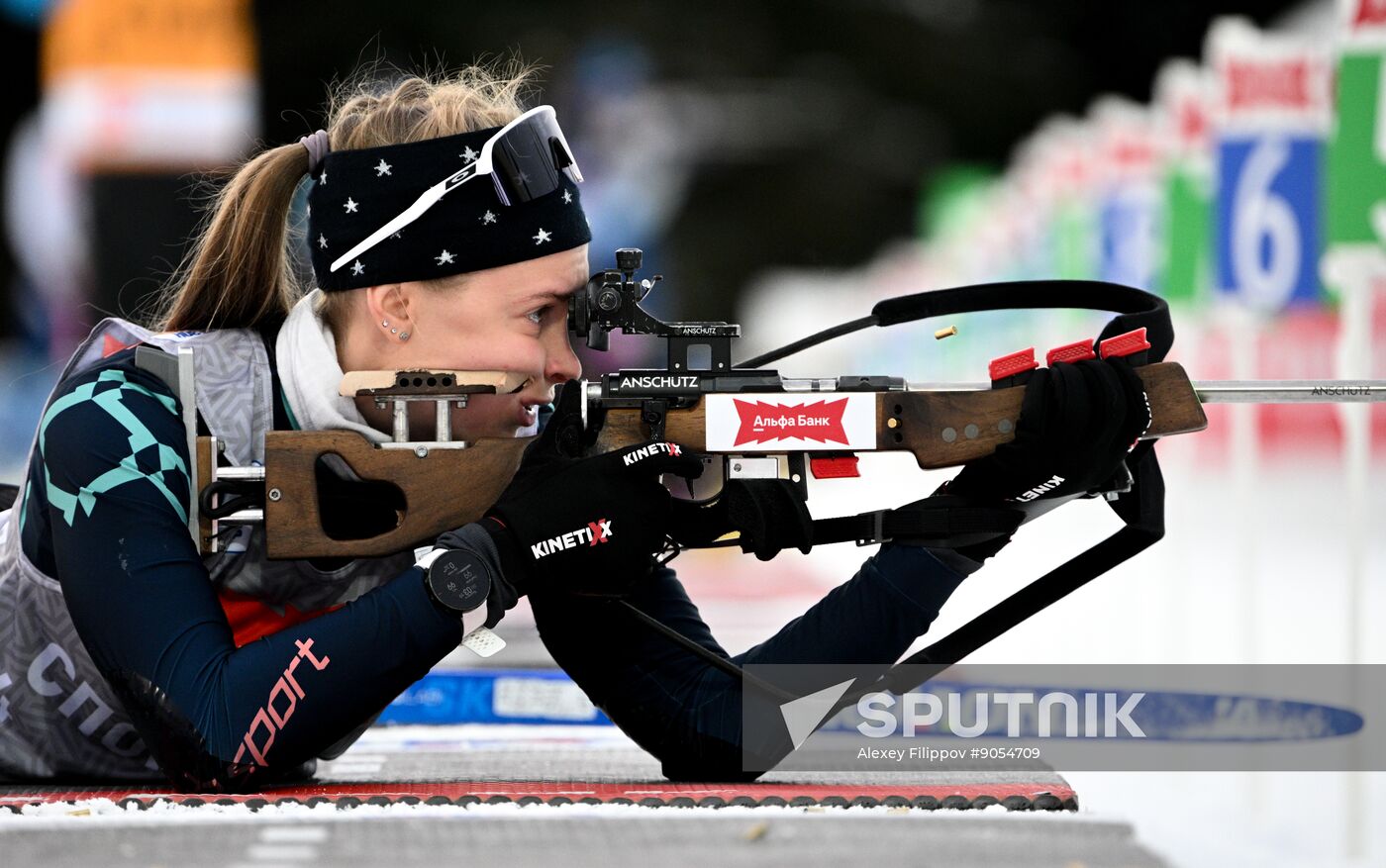 Russia Biathlon Cup Training