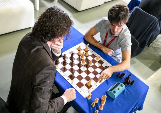 The 2025 Young Scientists Congress. Roscongress Chess Cup. Credit is mandatory when using the photo. Location: Russia, Federal territory 'Sirius'. Author: Alexei Danichev. 2025 Young Scientists Congress. Roscongress Chess Cup