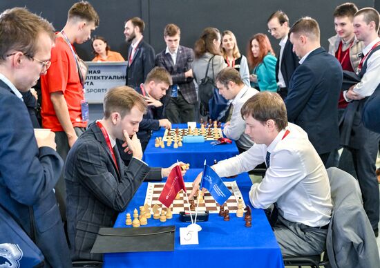 The 2025 Young Scientists Congress. Roscongress Chess Cup. Credit is mandatory when using the photo. Location: Russia, Federal territory 'Sirius'. Author: Alexei Danichev. 2025 Young Scientists Congress. Roscongress Chess Cup
