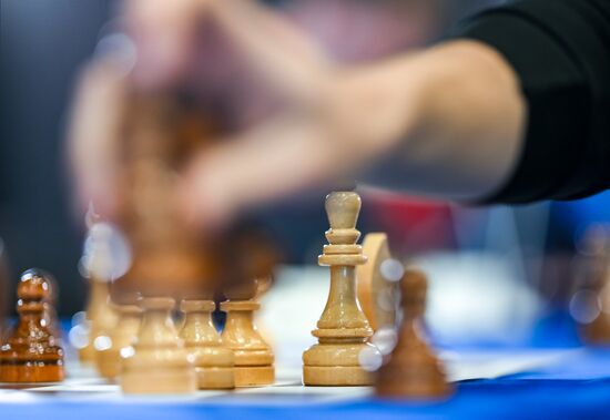 The 2025 Young Scientists Congress. Roscongress Chess Cup. Credit is mandatory when using the photo. Location: Russia, Federal territory 'Sirius'. Author: Alexei Danichev. 2025 Young Scientists Congress. Roscongress Chess Cup