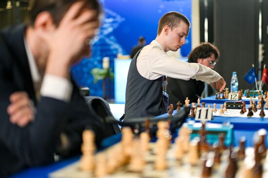 The 2025 Young Scientists Congress. Roscongress Chess Cup. Credit is mandatory when using the photo. Location: Russia, Federal territory 'Sirius'. Author: Alexei Danichev. 2025 Young Scientists Congress. Roscongress Chess Cup