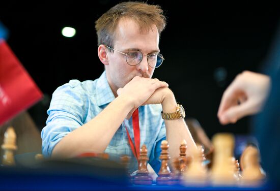 The 2025 Young Scientists Congress. Roscongress Chess Cup. Credit is mandatory when using the photo. Location: Russia, Federal territory 'Sirius'. Author: Alexei Danichev. 2025 Young Scientists Congress. Roscongress Chess Cup