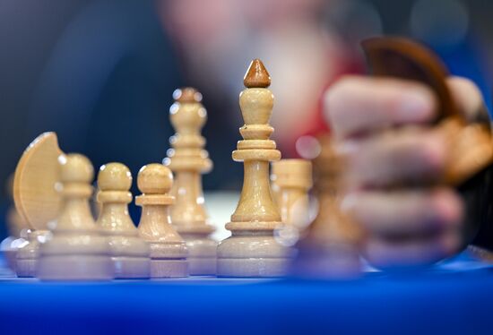 The 2025 Young Scientists Congress. Roscongress Chess Cup. Credit is mandatory when using the photo. Location: Russia, Federal territory 'Sirius'. Author: Alexei Danichev. 2025 Young Scientists Congress. Roscongress Chess Cup