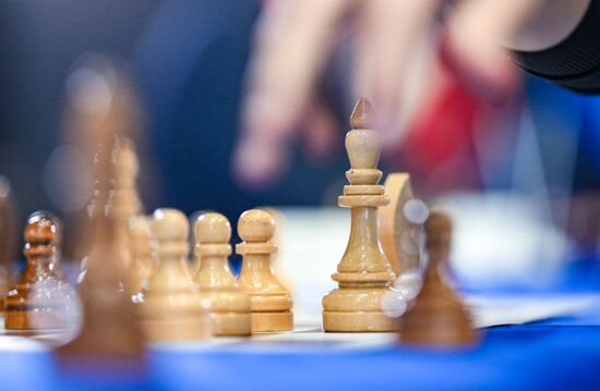 The 2025 Young Scientists Congress. Roscongress Chess Cup. Credit is mandatory when using the photo. Location: Russia, Federal territory 'Sirius'. Author: Alexei Danichev. 2025 Young Scientists Congress. Roscongress Chess Cup