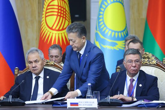 Kyrgyzstan CSTO Statutory Bodies Meeting