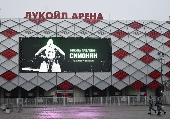 Russia Olympic Football Champion Simonyan Death