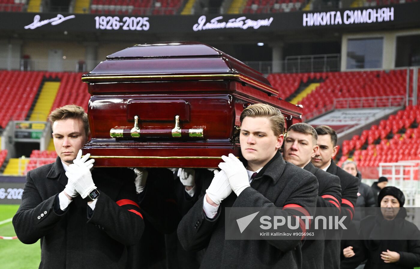 Russia Olympic Football Champion Simonyan Death