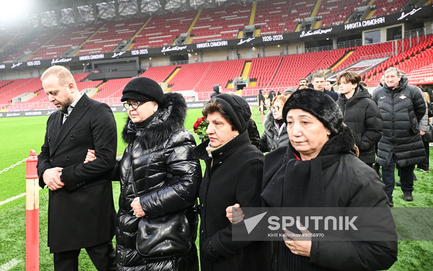 Russia Olympic Football Champion Simonyan Death