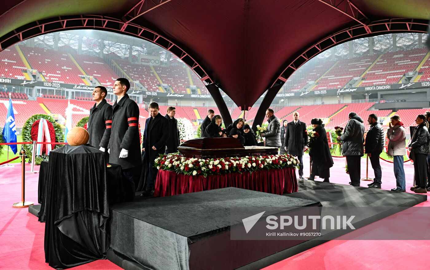 Russia Olympic Football Champion Simonyan Death