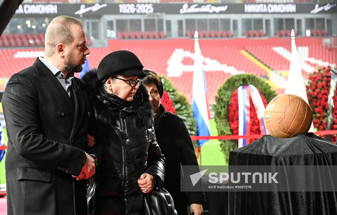 Russia Olympic Football Champion Simonyan Death