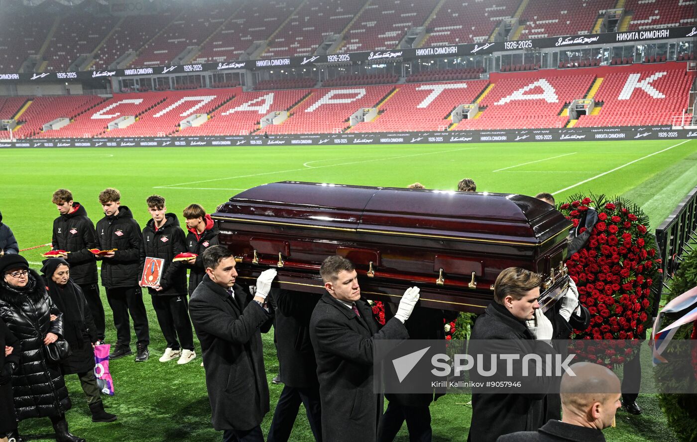 Russia Olympic Football Champion Simonyan Death