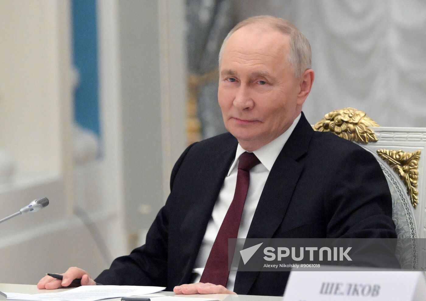 President Vladimir Putin meets with Young Scientists Congress participants