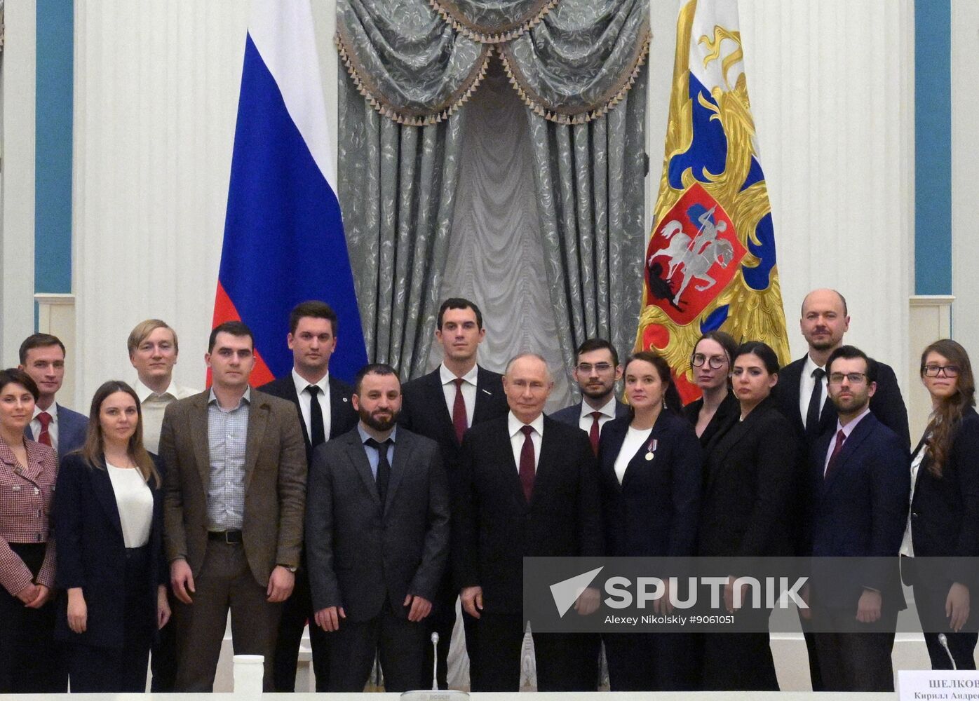 President Vladimir Putin meets with Young Scientists Congress participants