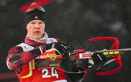 Russia Biathlon Cup Men Sprint