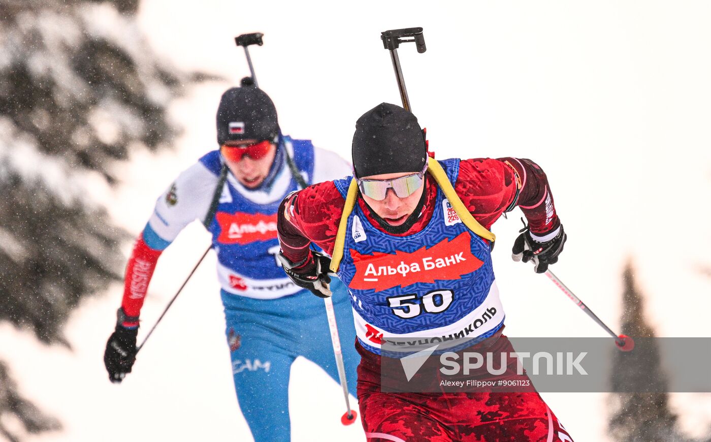 Russia Biathlon Cup Men Sprint