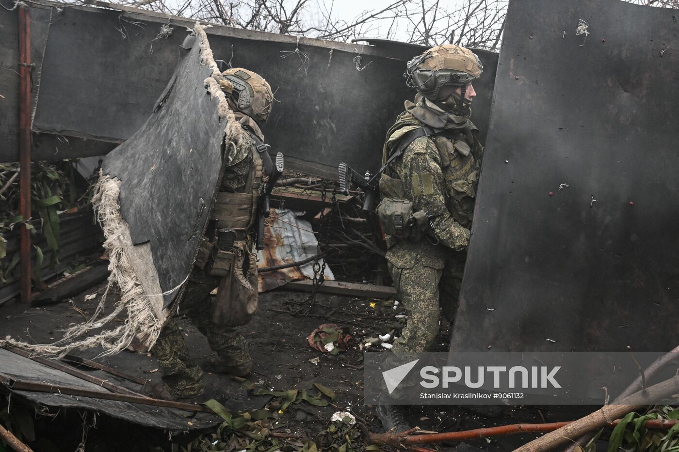 Russia Ukraine Military Operation Giatsint-B Artillery Unit