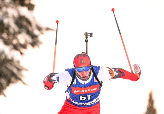 Russia Biathlon Cup Men Sprint