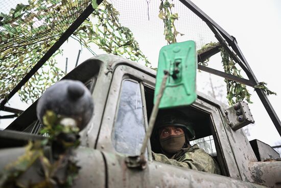 Russia Ukraine Military Operation Uragan Artillery Unit